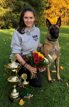 Lara Schaefer - Landesmeisterin im Hundesport-Vierkampf